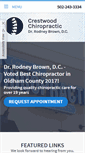 Mobile Screenshot of crestwoodchiropractic.com